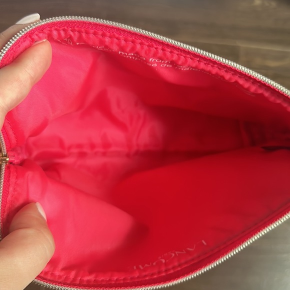Lancome Hot Pink Makeup Cosmetic bag - brand new - Picture 5 of 5